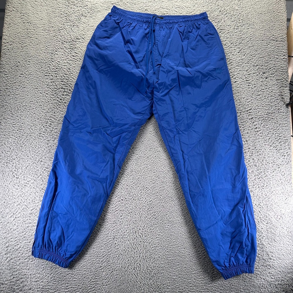 Vintage Wilson Pant Mens XL Blue Nylon Windbreaker Mesh‎ Lined Gorpcore Tapered